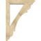 Ekena Millwork Olympic Slat Rough Sawn Bracket w/ Offset Brace, Douglas Fir, 6"W x 30"D x 42"H BKT0604X30X42OLY06RDF - alternate 4